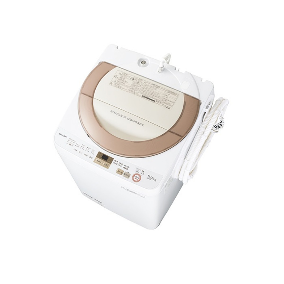 シャープES-GE7A全自動洗濯機